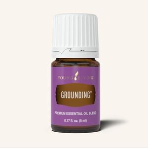 Young Living Grounding Essential Oil with Felt Button Pouch